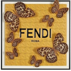 Fendi 8 1/2"x11" Framed Wall Art